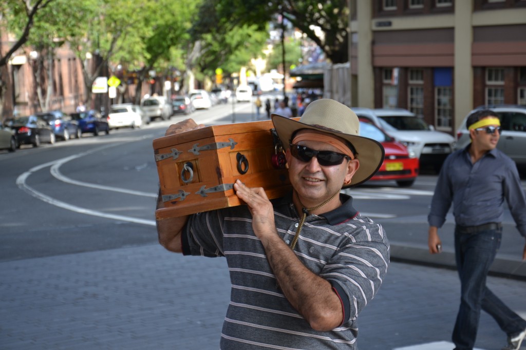 Treasure Hunt celebration team building activities in Sydney area. The Rocks treasure hunt, treasure Chest bounty is found on George Street