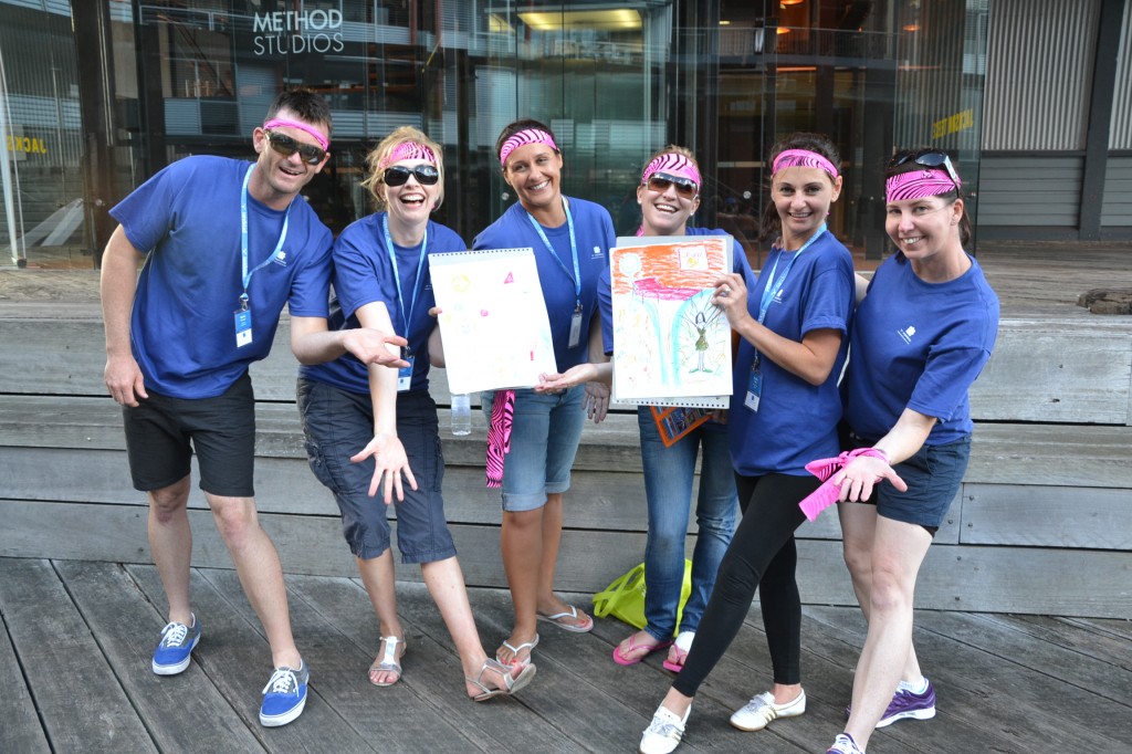 amazing race sydney corporate group celebrating their creative team building activities