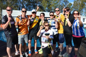 Warrior Challenge winners with Trophy 
