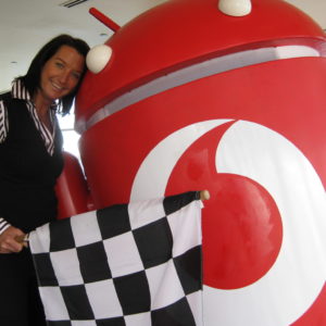 team building case study with Layne Beachley and Vodaphone icon