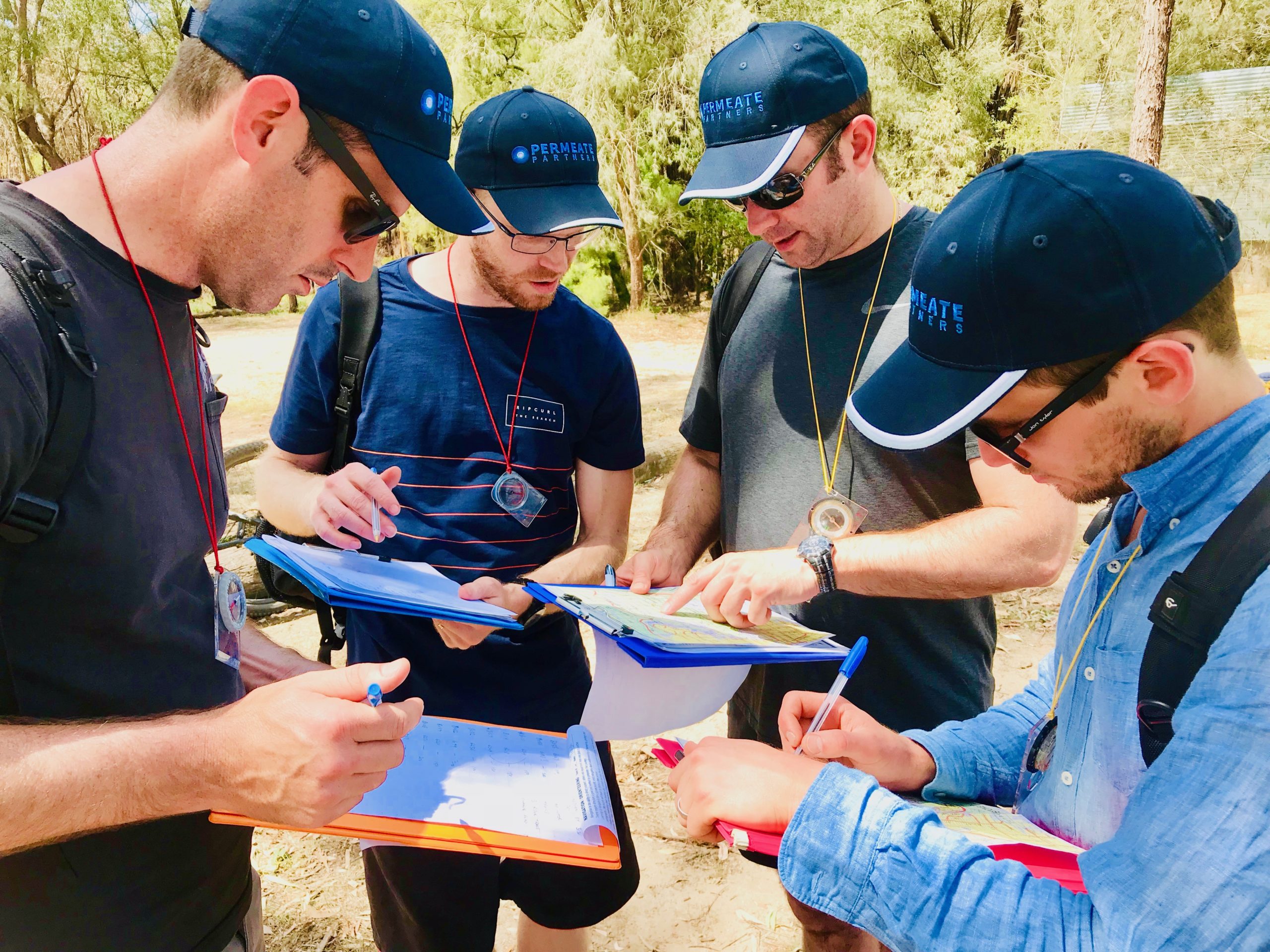 Navigation and orienteering for managers and leaders exploring team work and staff connection with guided or facilitated team building activities and amazing races from Sydney to Blue Mountains or Gold Coast.